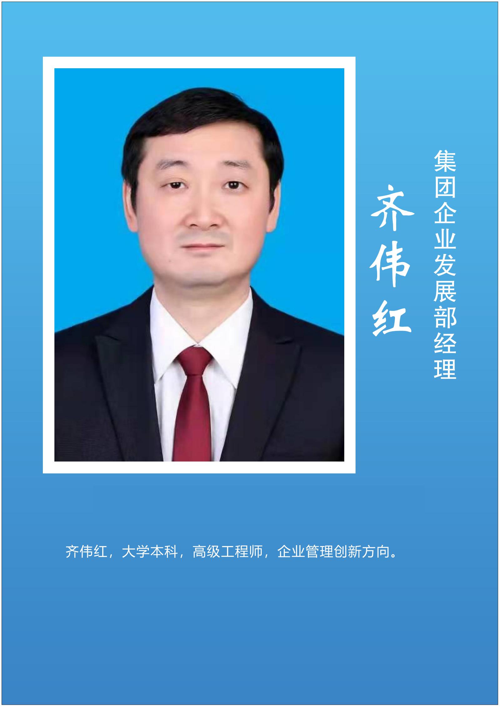 齐伟红   集团企业发展部经理